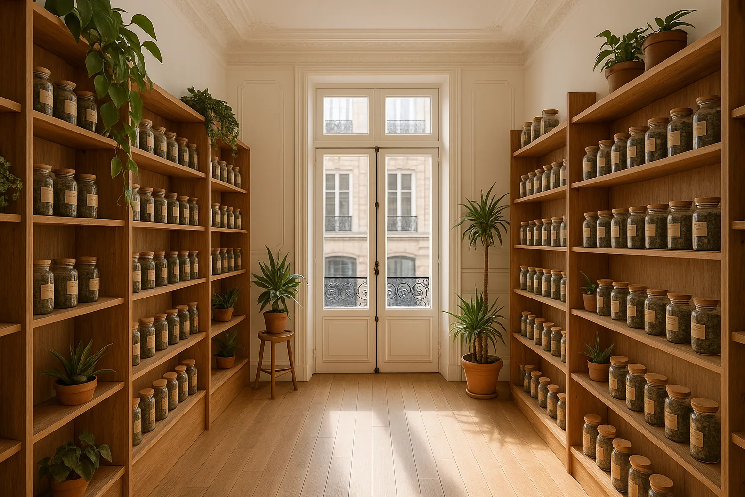 Intérieur boutique CBD à l'esprit Lille