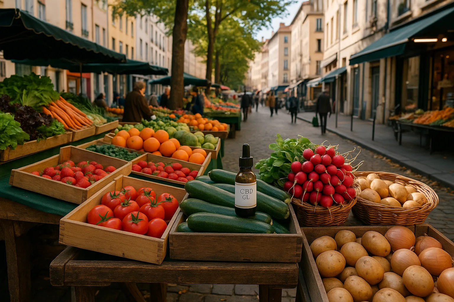 Quartier de Croix-Rousse à Lyon, ambiance locale et CBD