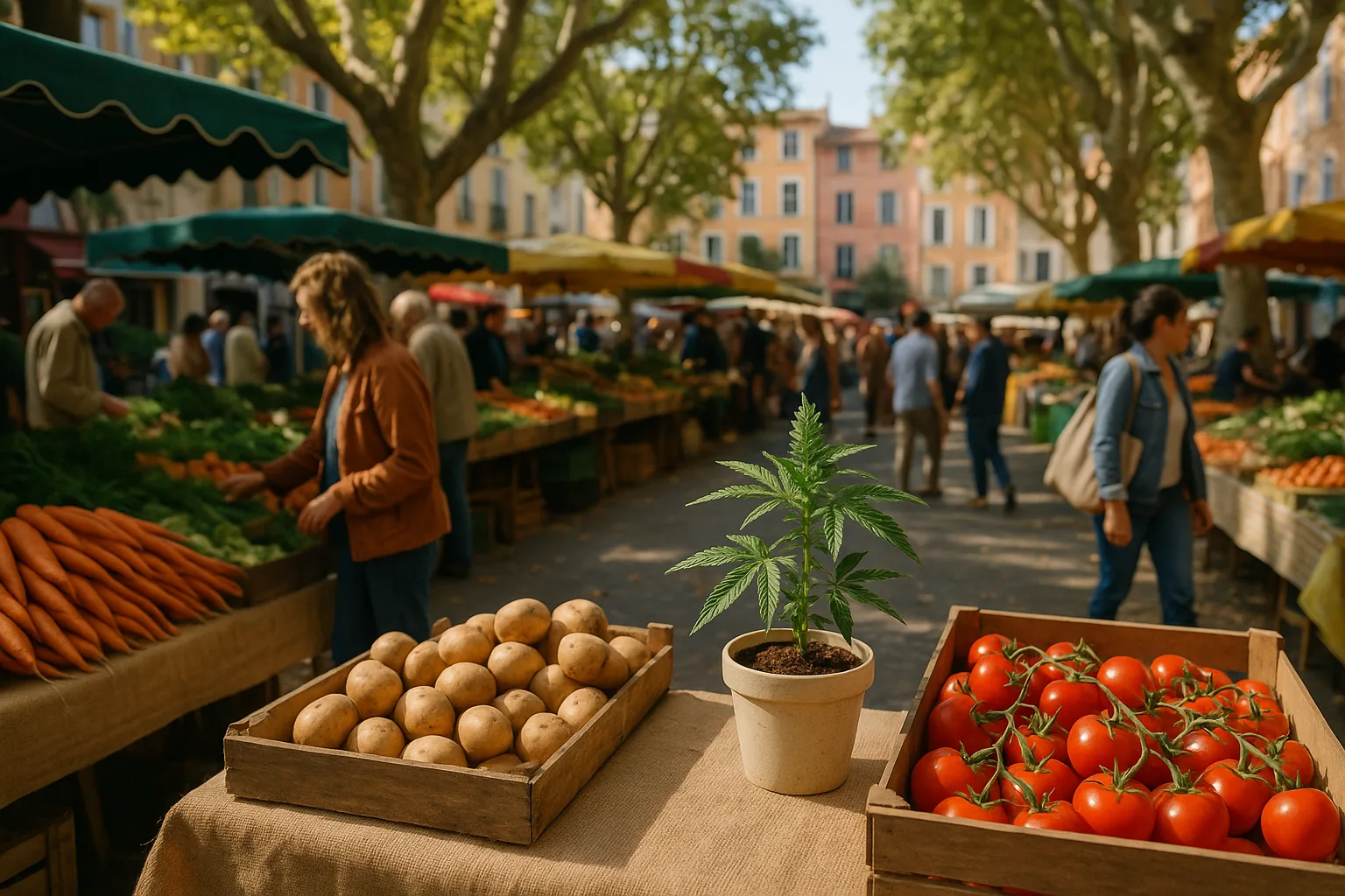 Quartier du Cours Julien Ă Marseille, ambiance locale et CBD
