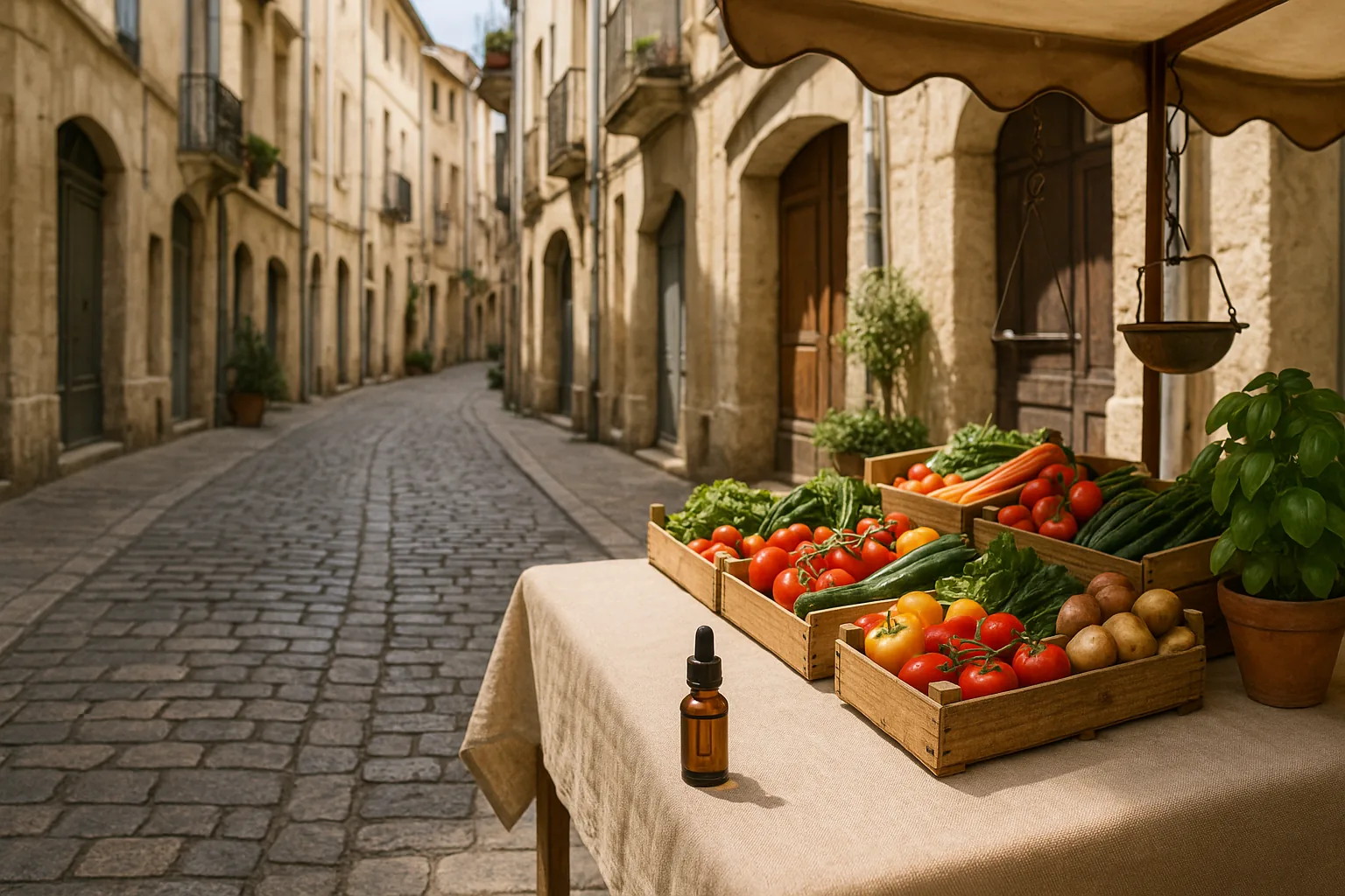 Quartier de L'Ăcusson Ă Montpellier, ambiance locale et CBD