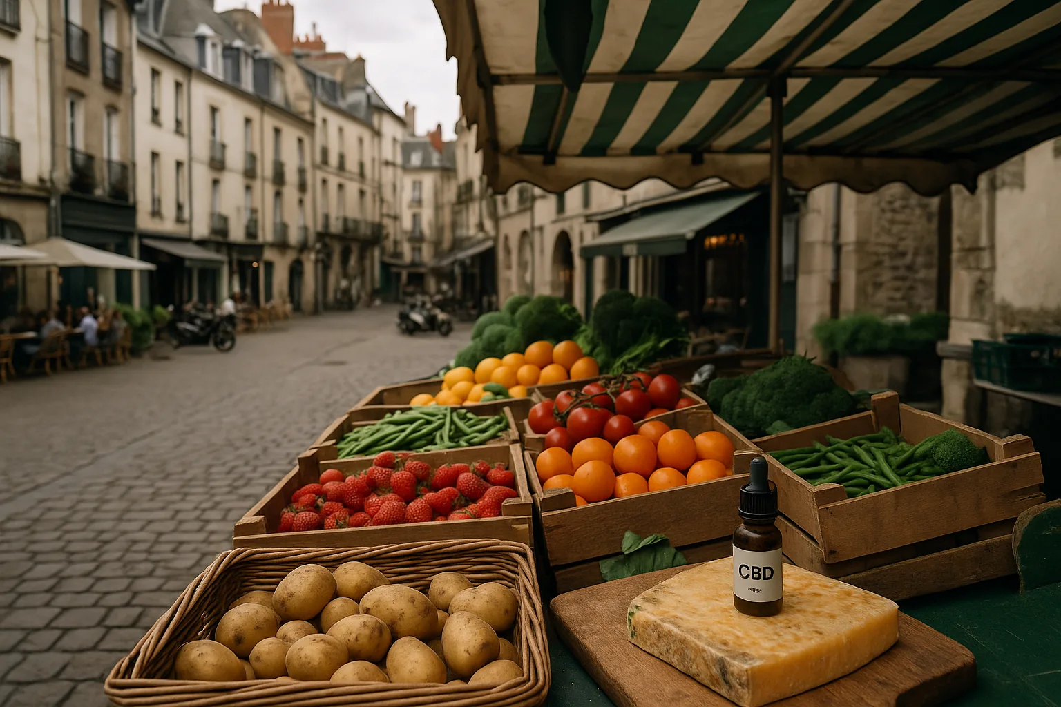 Quartier de Bouffay à Nantes, ambiance locale et CBD