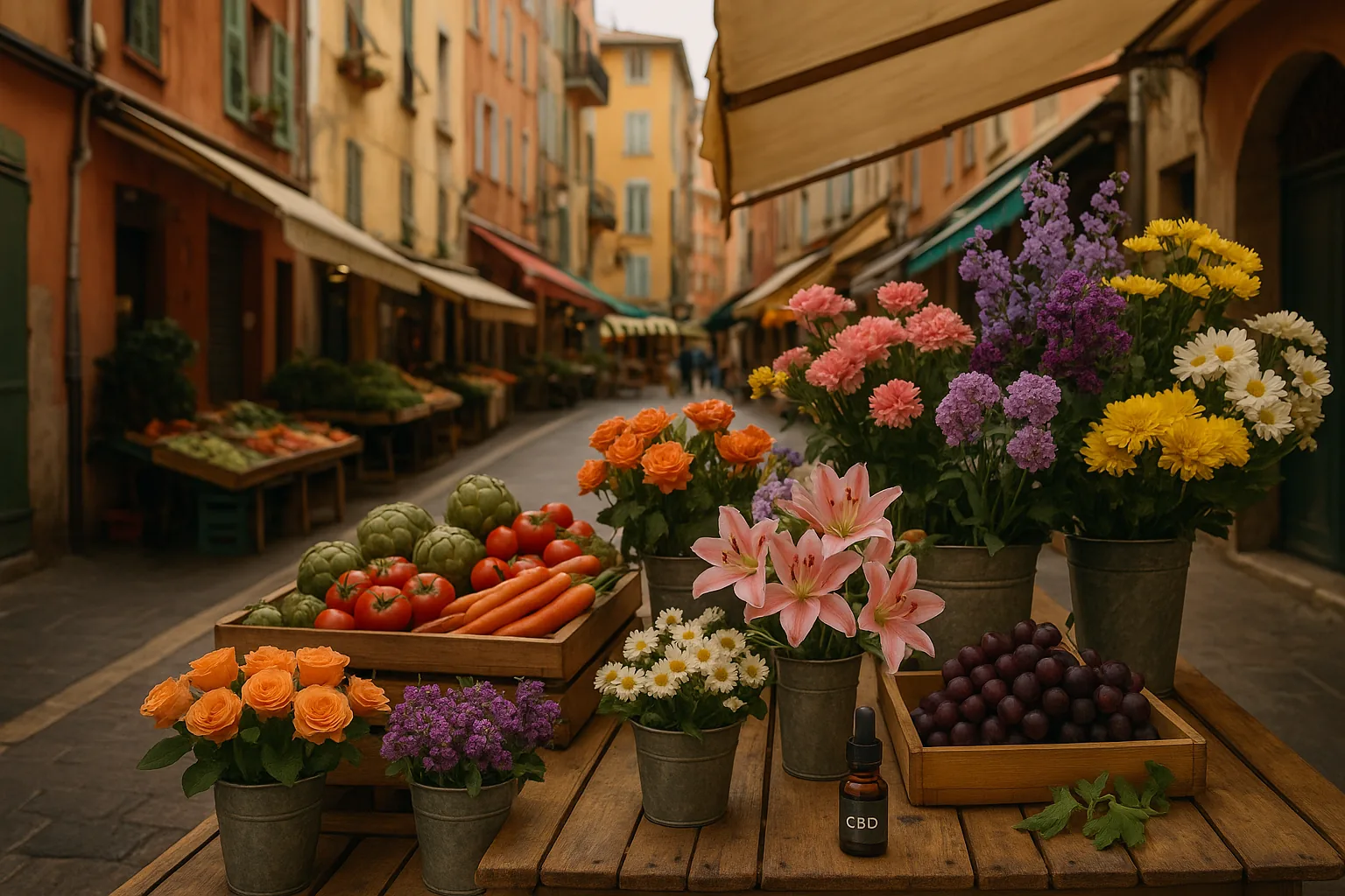 Quartier de Vieux Nice Ă Nice, ambiance locale et CBD