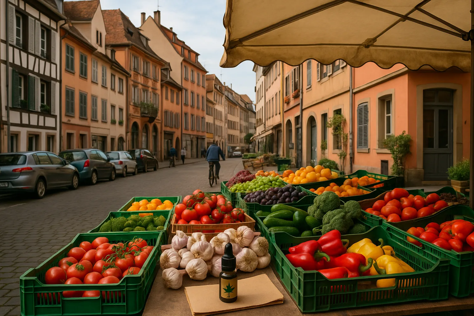 Quartier de Krutenau à Strasbourg, ambiance locale et CBD