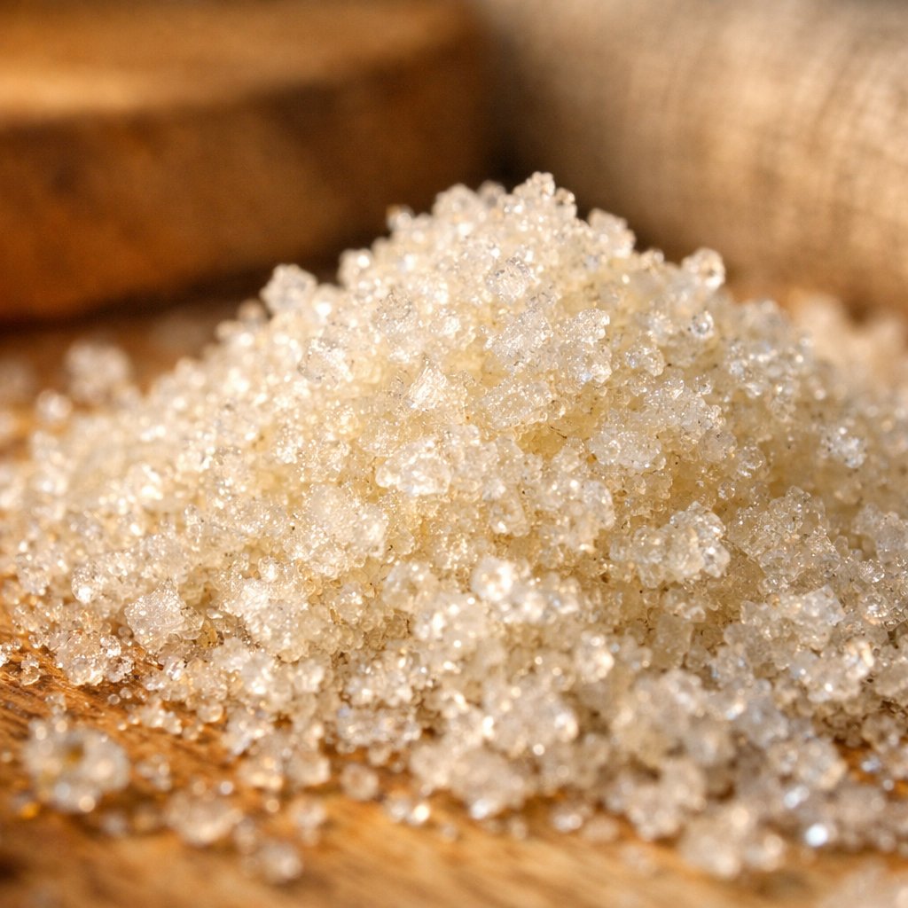 Texture cristalline macro d'isolat de CBD pure