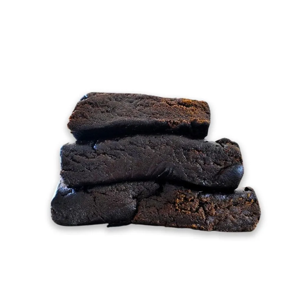 Pain de haschich promonatura 5g cbd brun ambré à texture souple, variété Haschich par la marque Promonatura