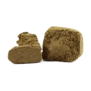 Master kief cbd haschich Mr Brown 10 g résine brune dorée texture compacte variété Master Kief marque indépendante