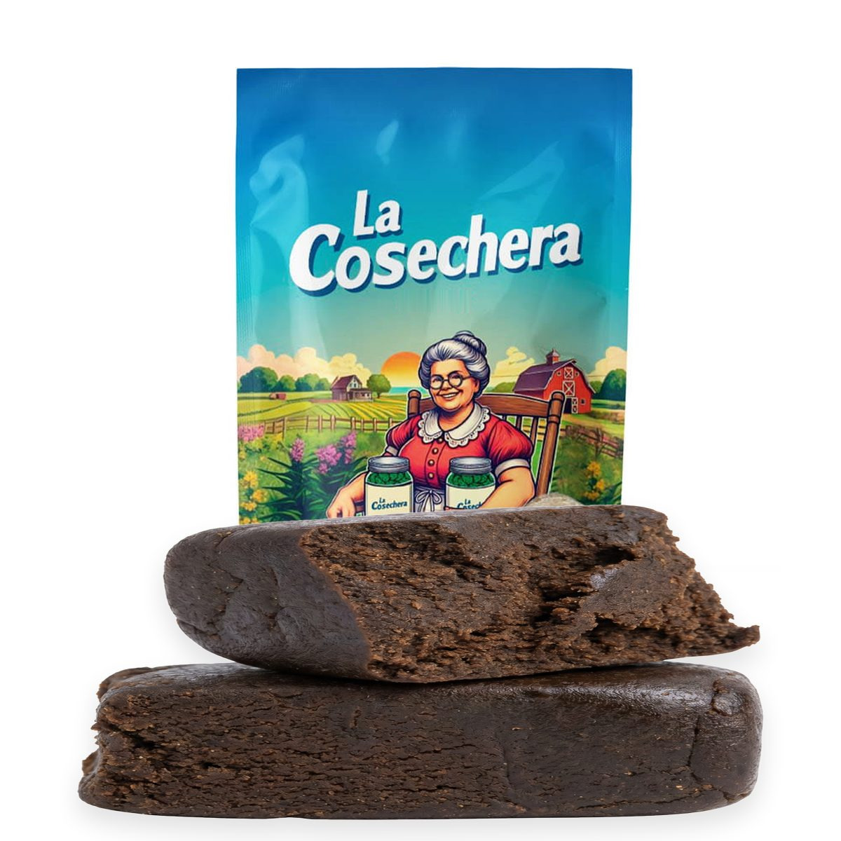Chaouen Hash CBD La Cosechera resina marrón dorada textura maleable variedad Chaouen marca La Cosechera