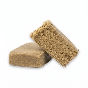 Hash CBN Filtrado CBD Promonatura resina marrón oscura de textura fina y homogénea variedad artesana marca Promonatura