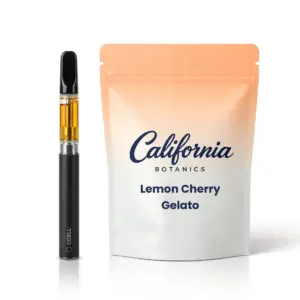 Kit Vape CBD Lemon Cherry Gelato California Botanics 1 ml