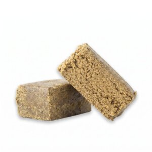 Triple filtrado hash CBD Promonatura resina marrón claro compacta triple filtración notas boisées cáñamo UE certificado