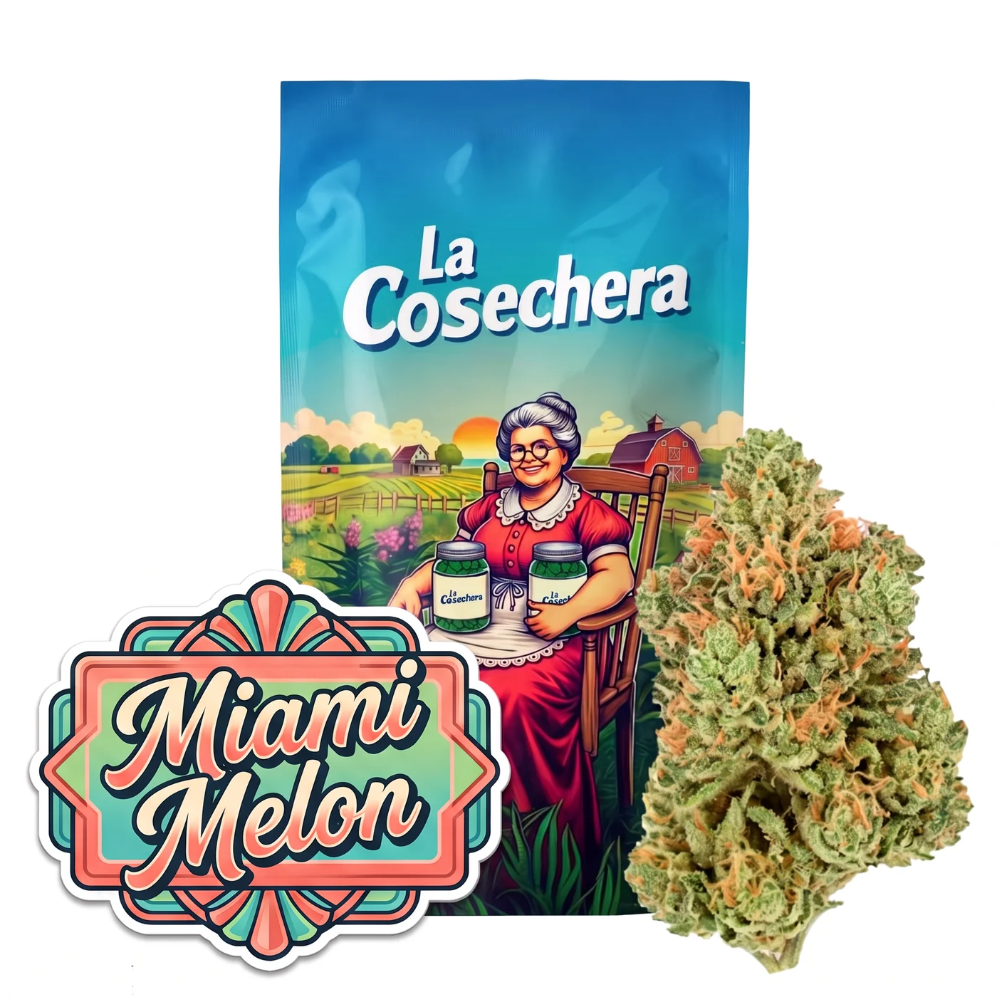 Miami Melon Greenhouse Fleurs CBD La Cosechera